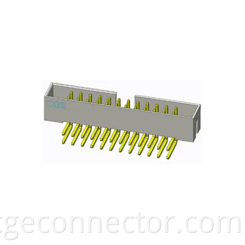 Right angle type Double row Box Header Connector